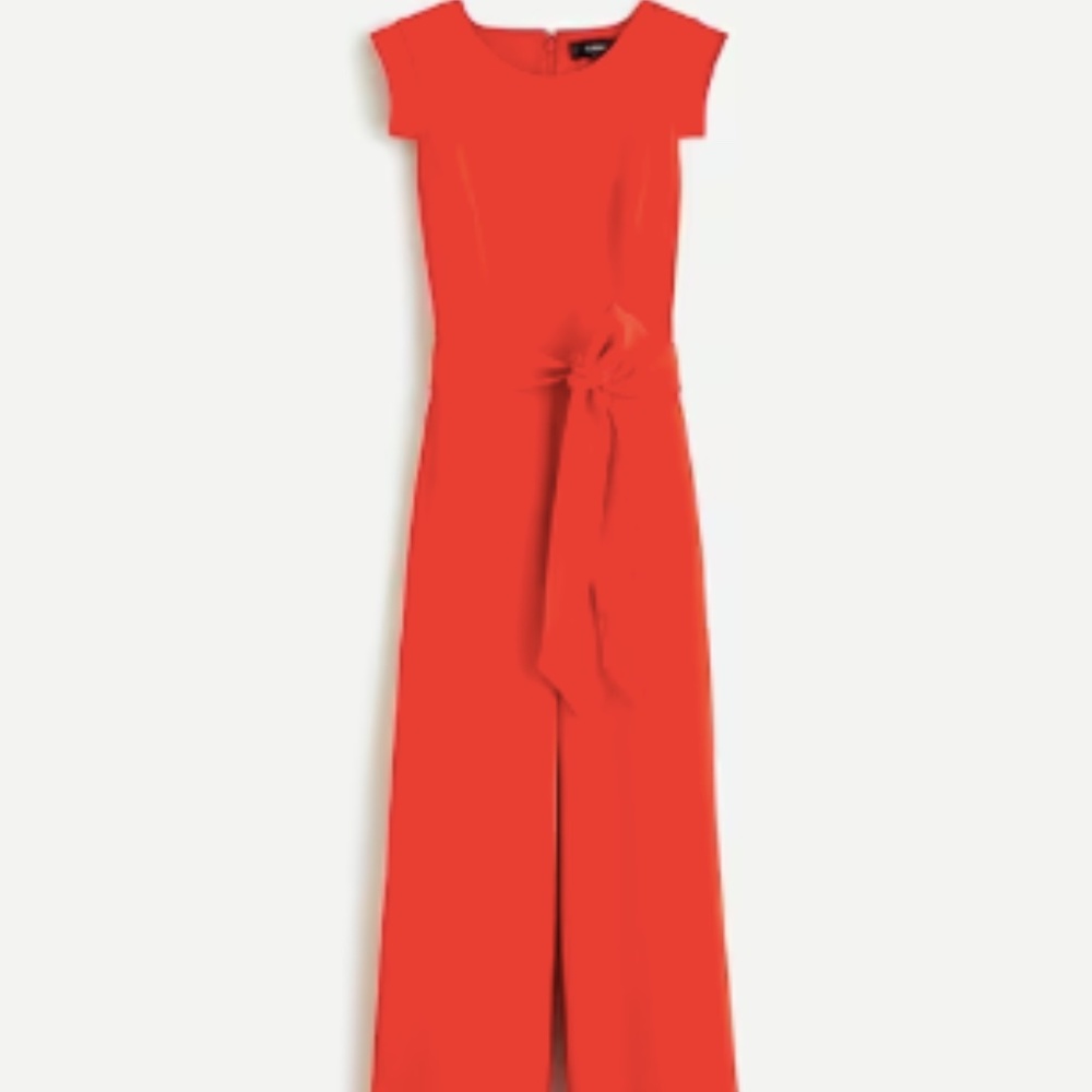 J.CREW Petite Resume Jumpsuit Stretch Crepe